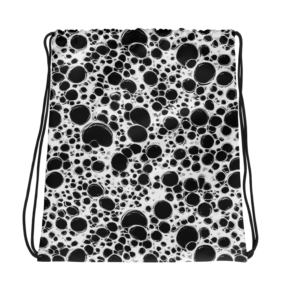 Obsidian Bubble on Drawstring Bag — Photo