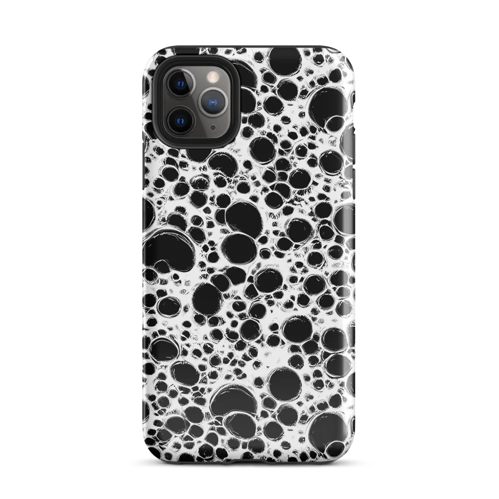 Obsidian Bubble on Tough Case for iPhone® — Front