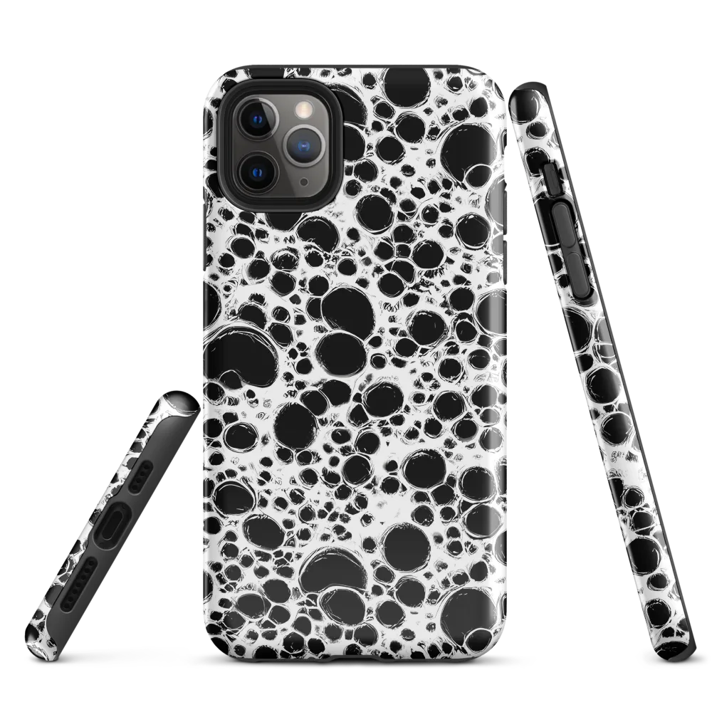 Obsidian Bubble on Tough Case for iPhone® — Front