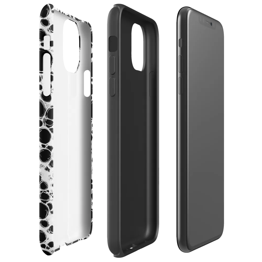 Obsidian Bubble on Tough Case for iPhone® — Right