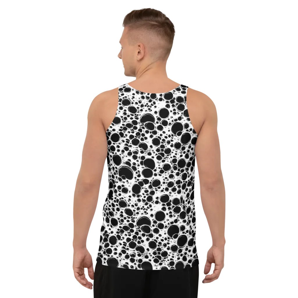 Obsidian Bubble on Men's Tank Top — Back