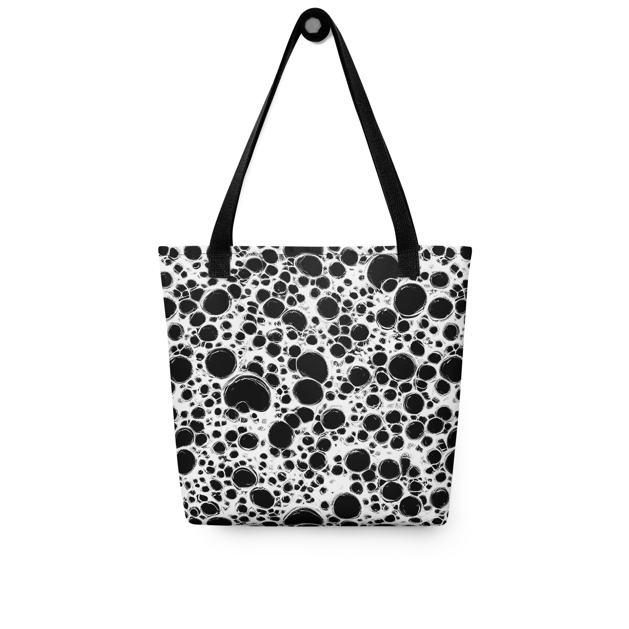 Obsidian Bubble on Tote Bag — Front