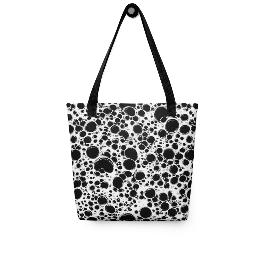 Obsidian Bubble on Tote Bag — Front