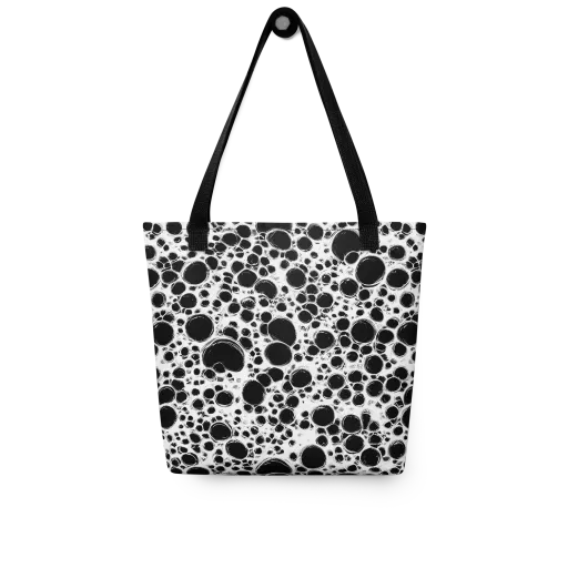 Obsidian Bubble on a Tote Bag