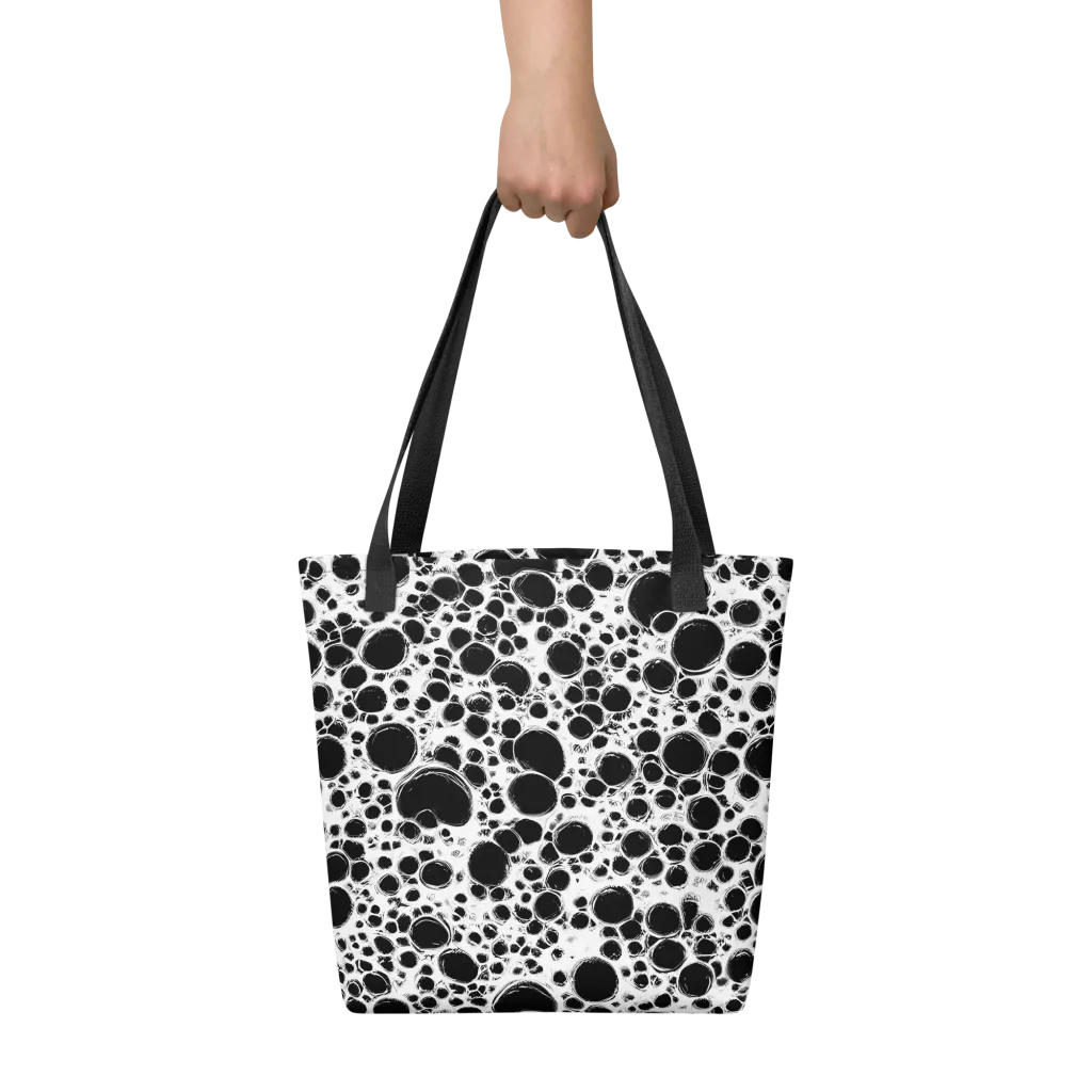 Obsidian Bubble on Tote Bag — Front