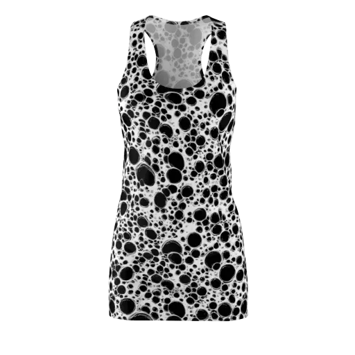 Obsidian Bubble on a Racerback Dress