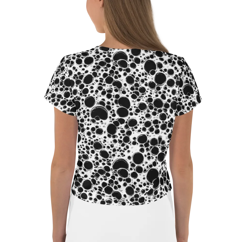 Obsidian Bubble on Crop Tee — Back