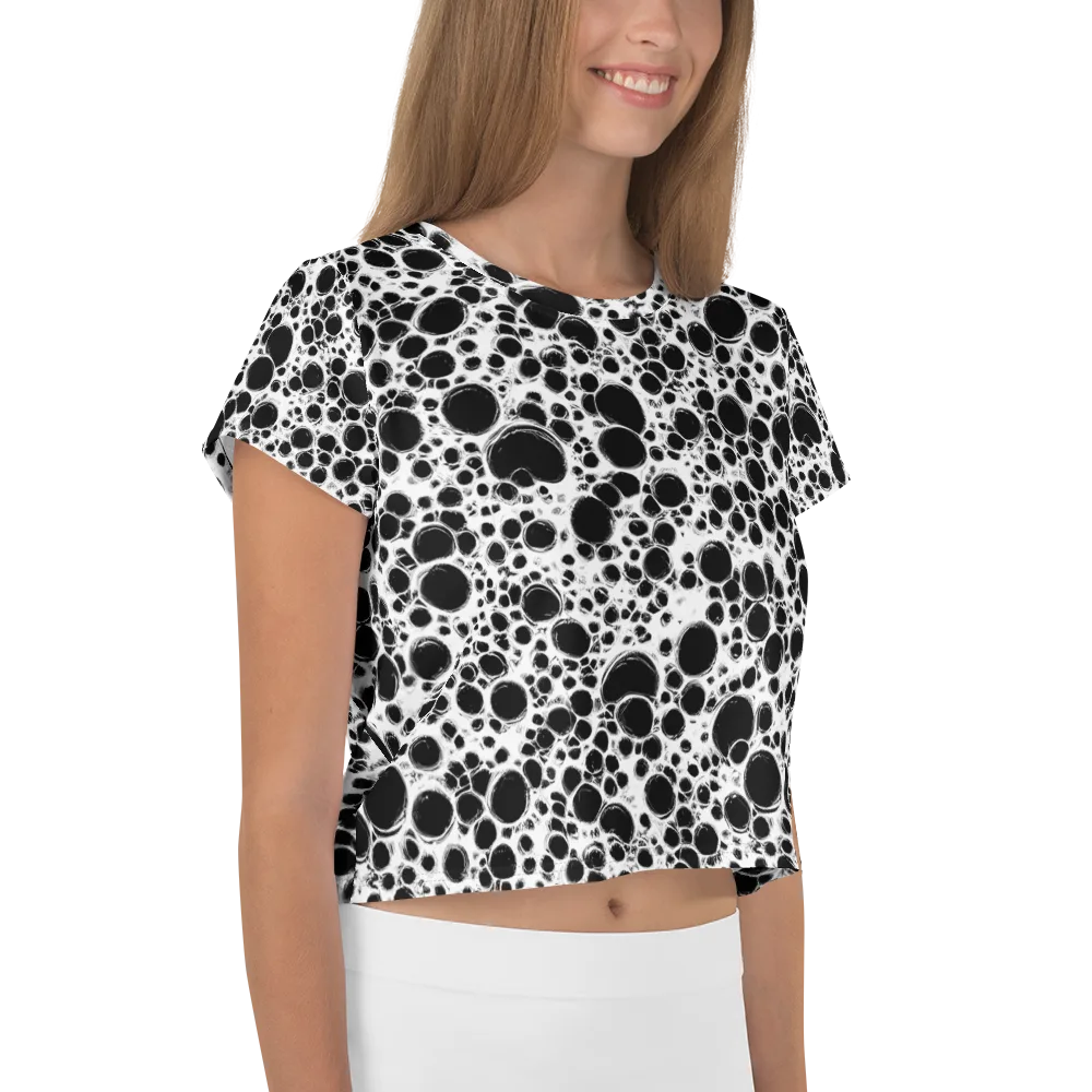 Obsidian Bubble on Crop Tee — Right