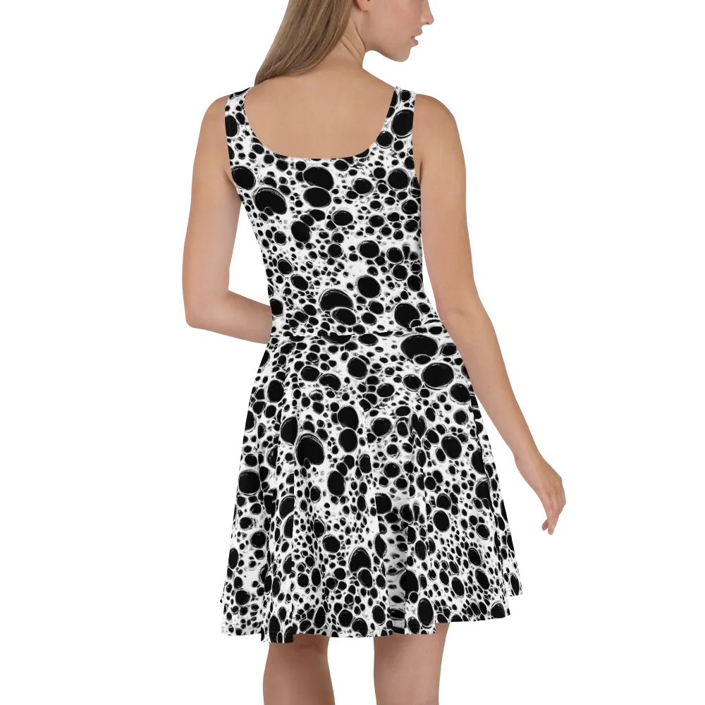 Obsidian Bubble on Skater Dress — Back