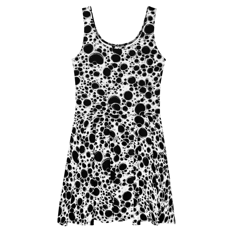 Obsidian Bubble on Skater Dress — Front