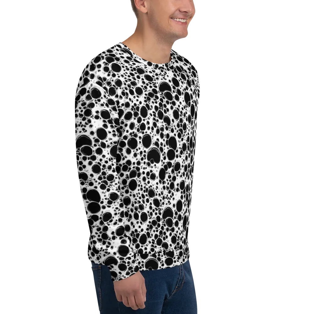 Obsidian Bubble on Sweatshirt — Right Front