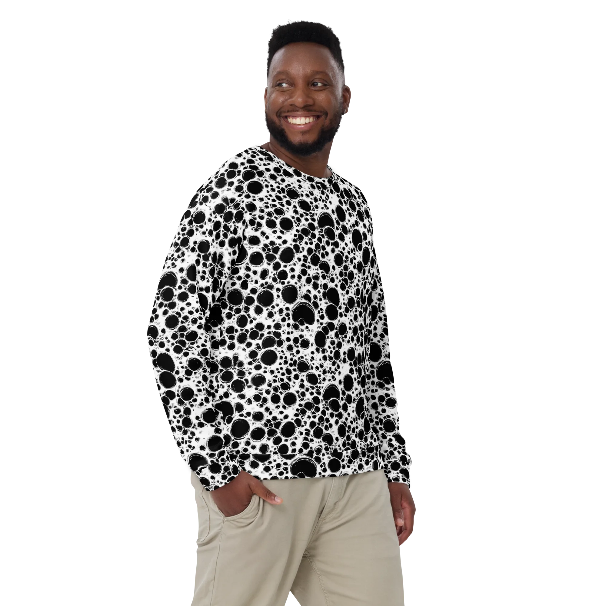 Obsidian Bubble on Sweatshirt — Front