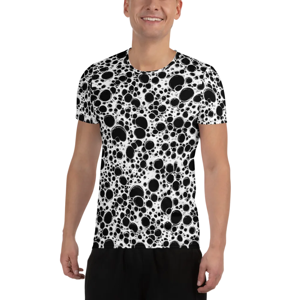 Obsidian Bubble on Men's Athletic T-Shirt — Front