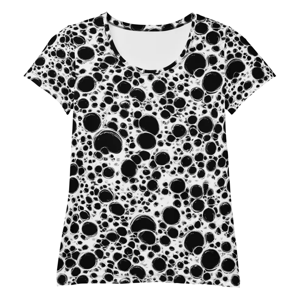 Obsidian Bubble on Women's Athletic T-Shirt — Front