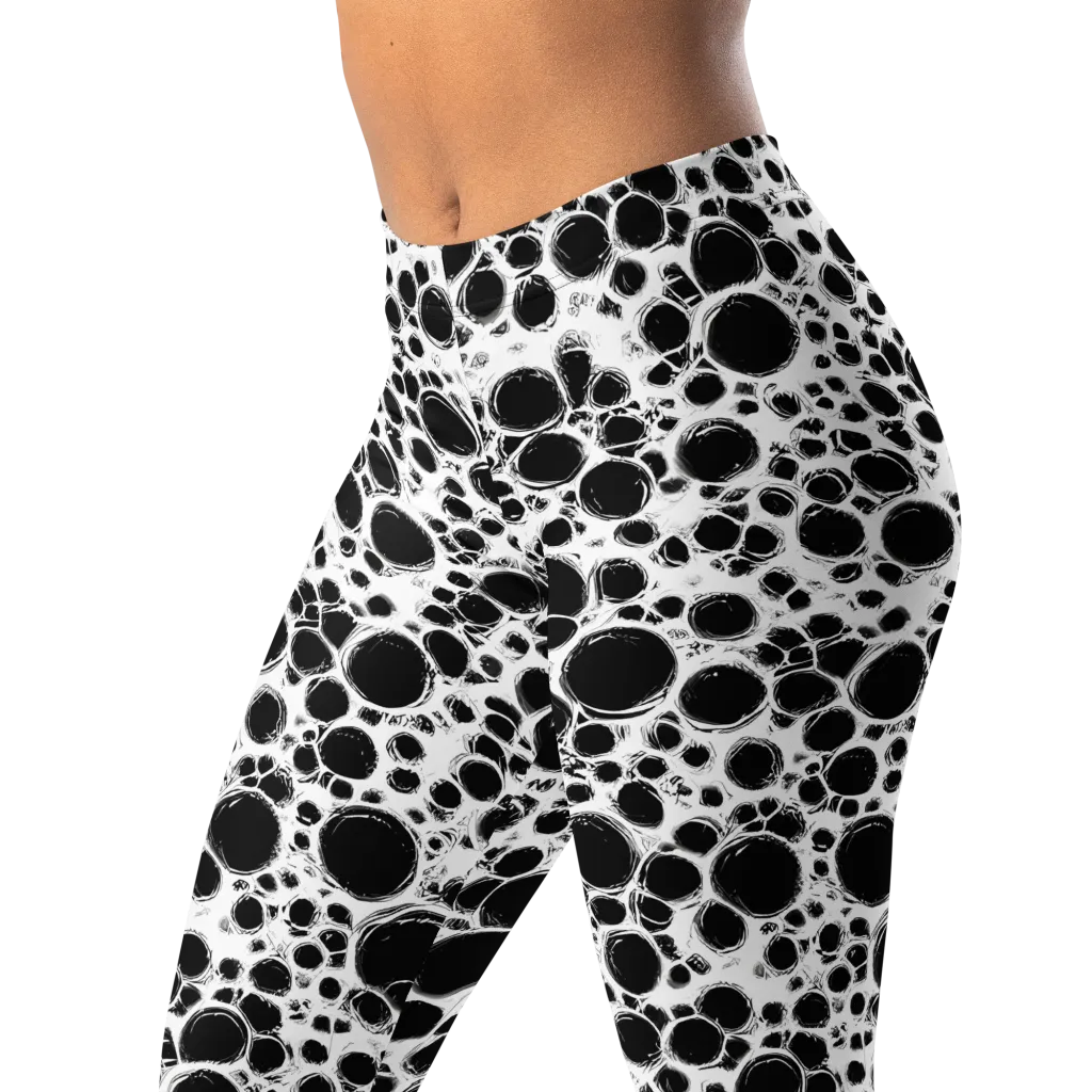 Obsidian Bubble on Leggings — Left Front