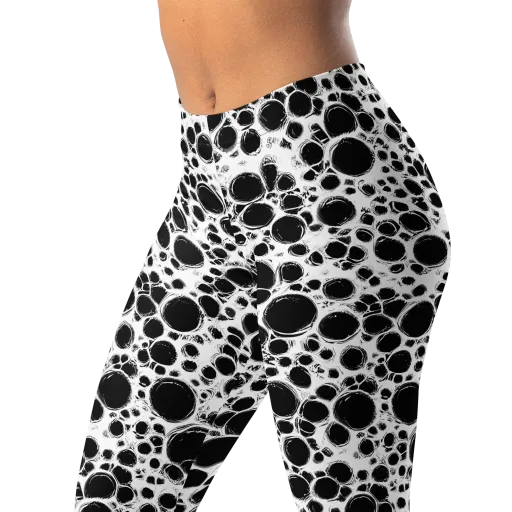 Obsidian Bubble on a Leggings