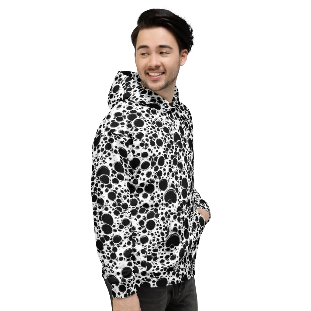 Obsidian Bubble on Hoodie — Right