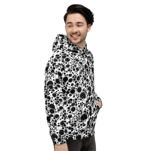 Obsidian Bubble on a Hoodie