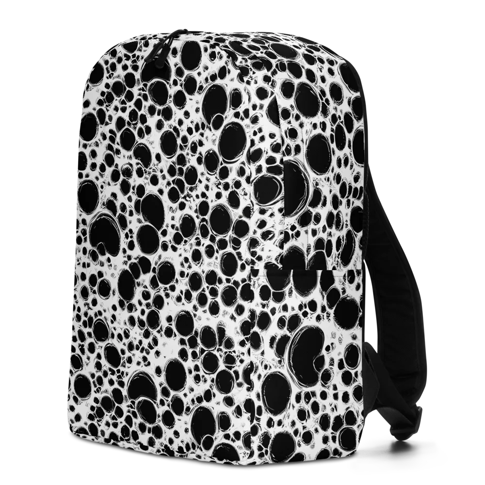 Obsidian Bubble on Minimalist Backpack — Left