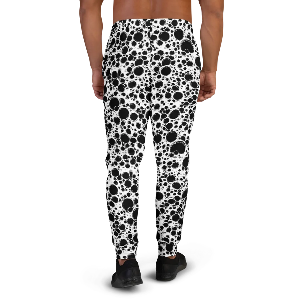 Obsidian Bubble on Men's Joggers — Back