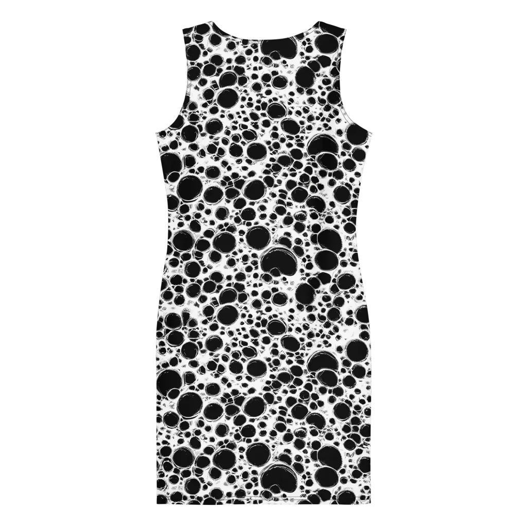 Obsidian Bubble on Bodycon Dress — Back