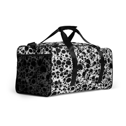 Obsidian Bubble on a Duffle Bag