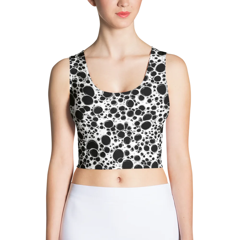Obsidian Bubble on Crop Top — Front