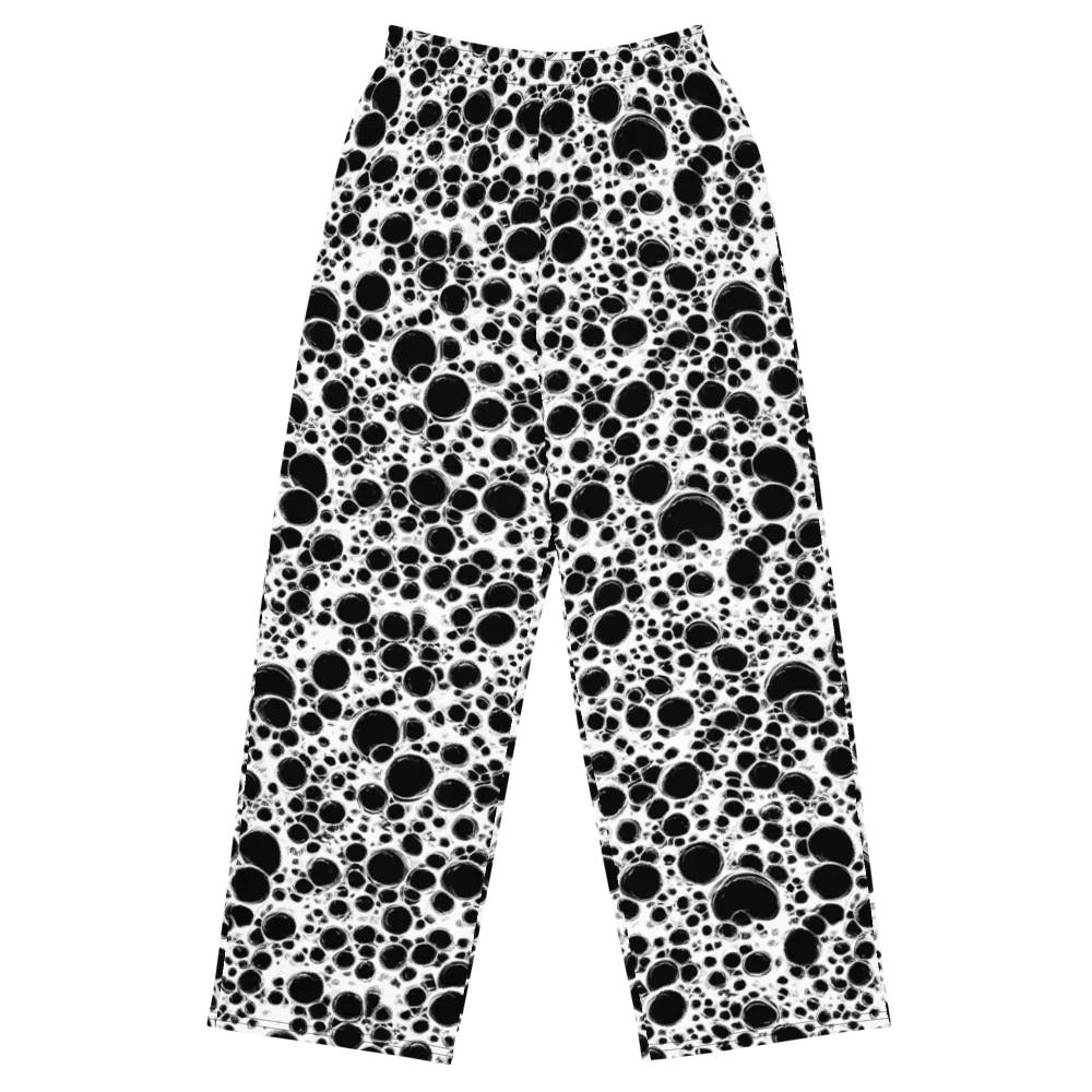 Obsidian Bubble on Wide-Leg Pants — Front