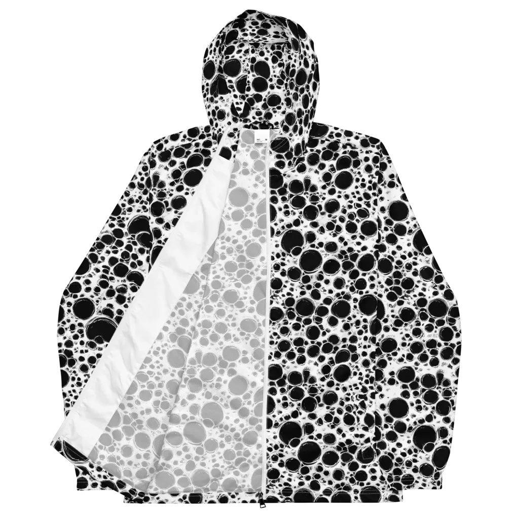 Obsidian Bubble on Men's Windbreaker — Front