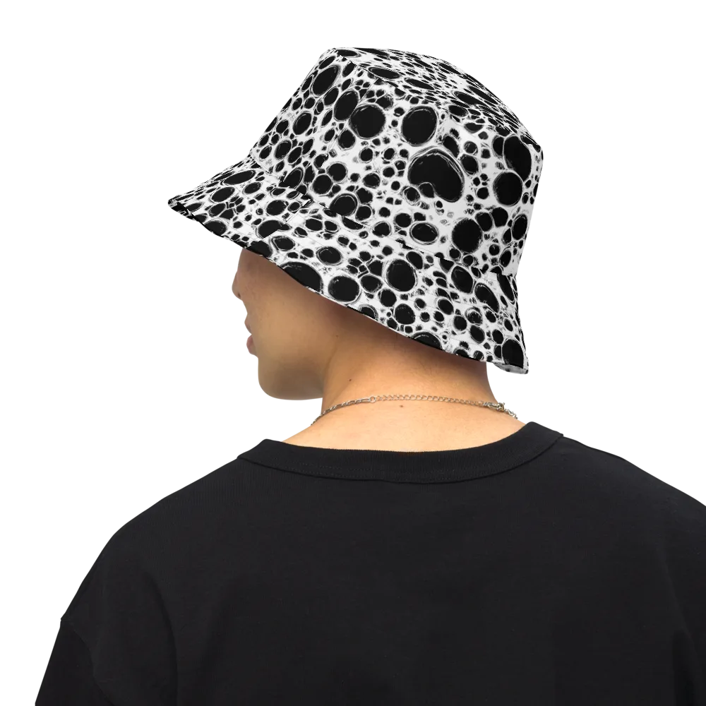 Obsidian Bubble on Reversible Bucket Hat — Back Inside