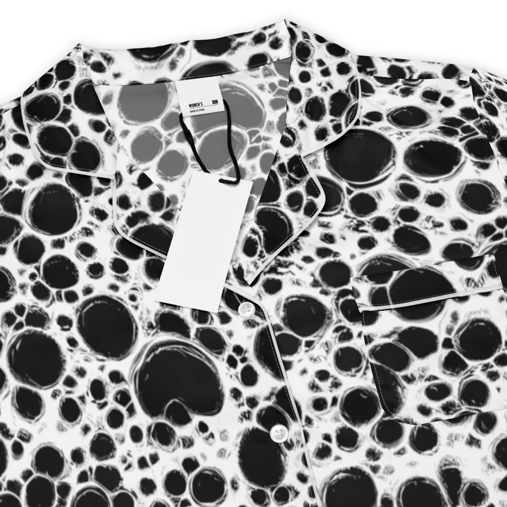 Obsidian Bubble on Women's Short Sleeve Pajama Top — Product details