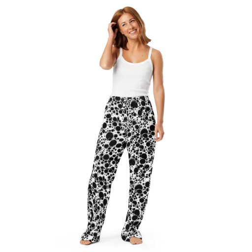 Obsidian Bubble on a Women's Pajama Pants