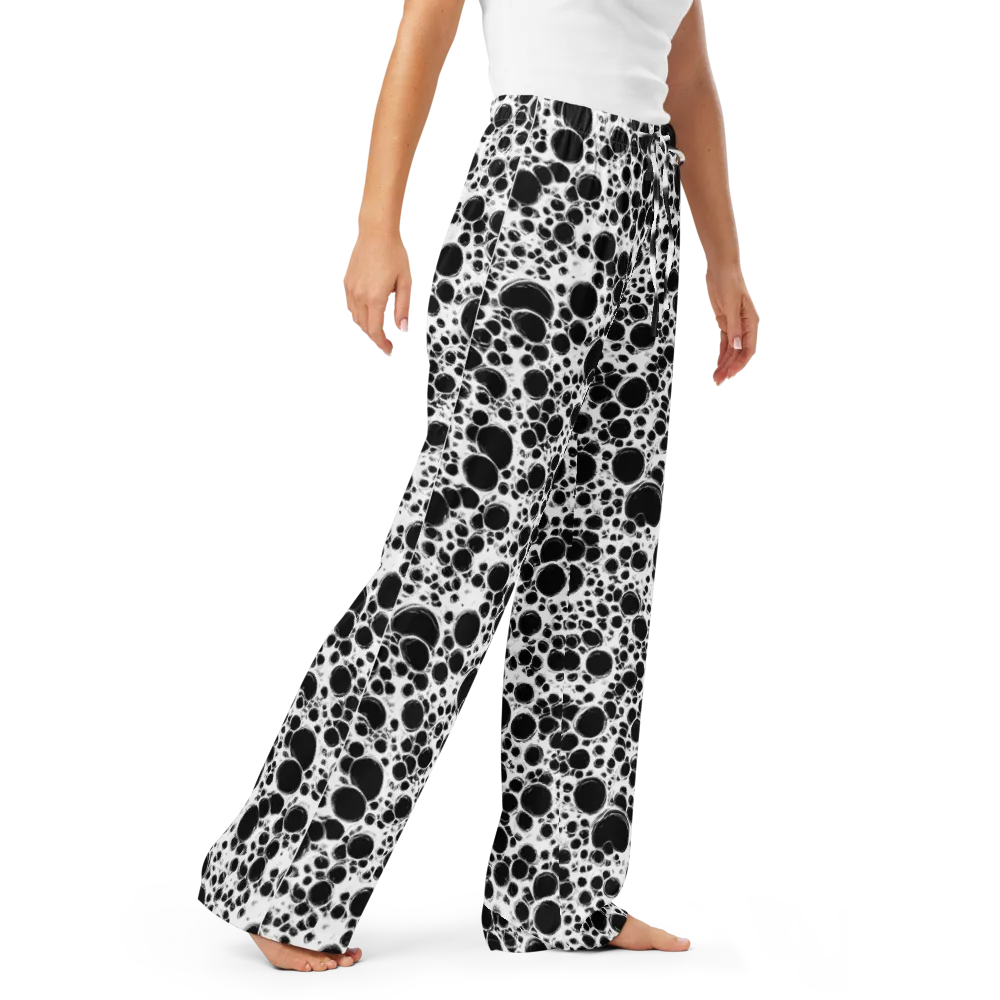 Obsidian Bubble on Women's Pajama Pants — Right Front