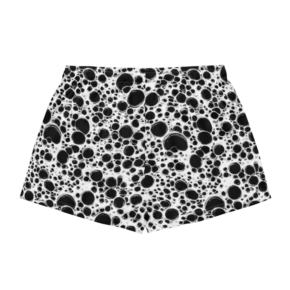 Obsidian Bubble on Women's Pajama Shorts — Back