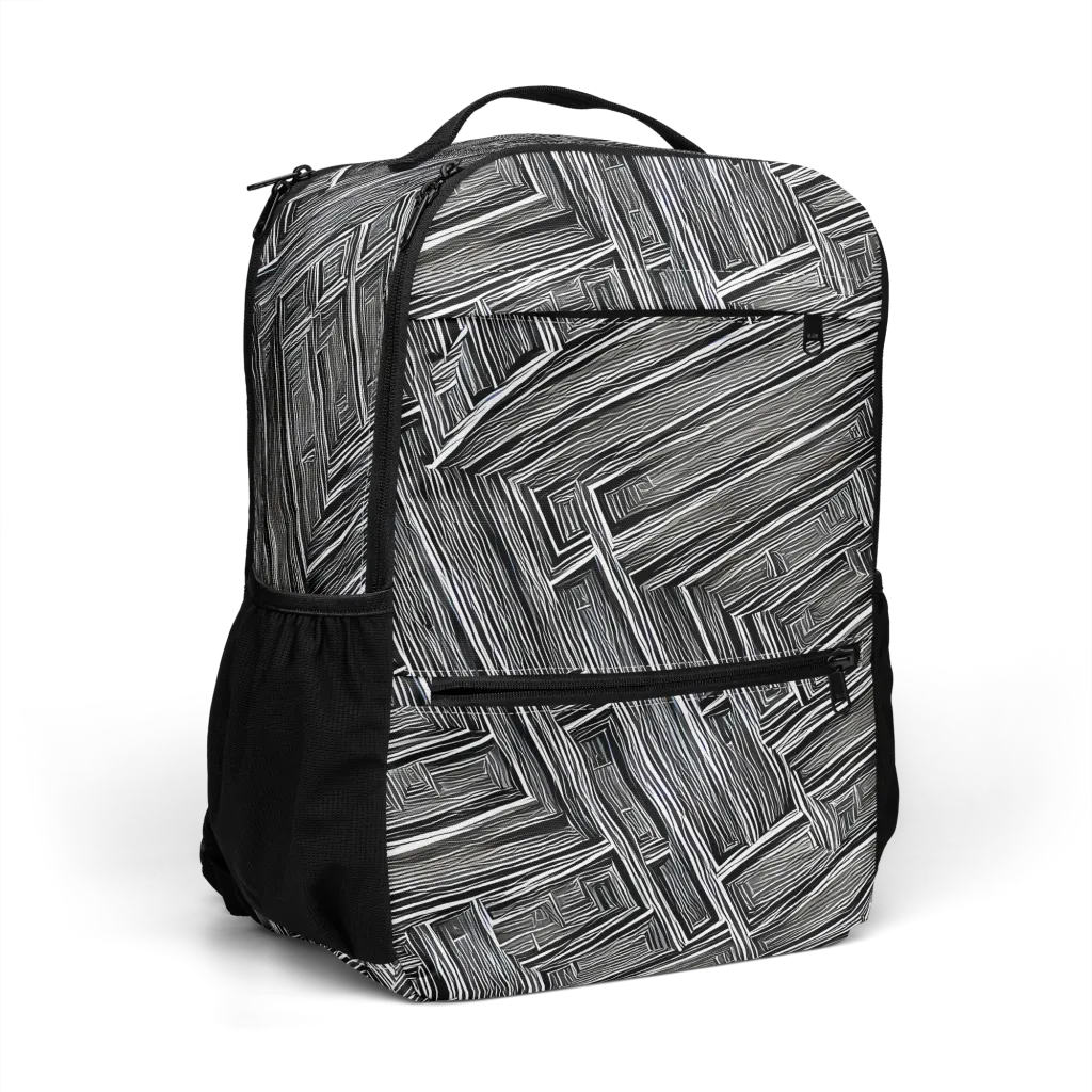 Architectural Grain on Utility Backpack — Right Front