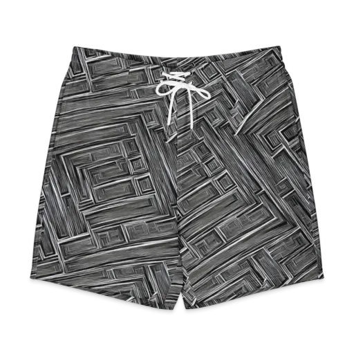 Architectural Grain on a Men's Board Shorts
