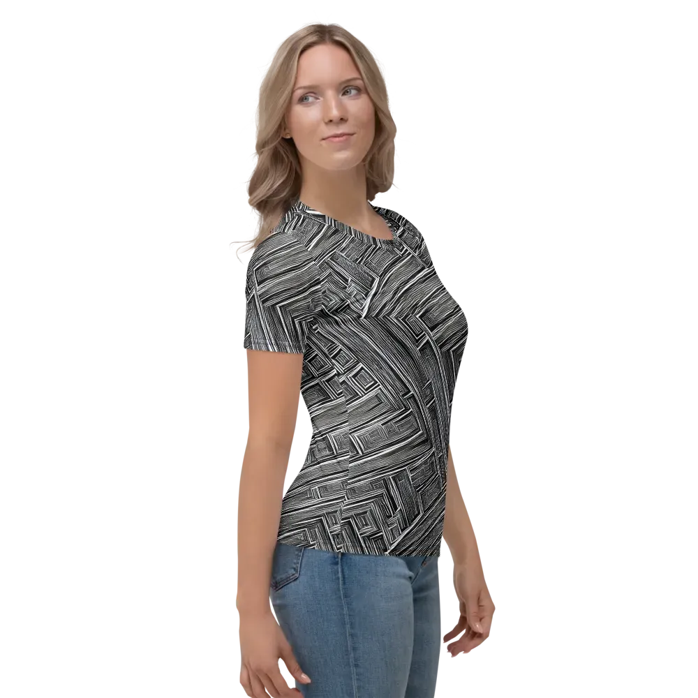Architectural Grain on Women's Crew Neck T-Shirt — Right