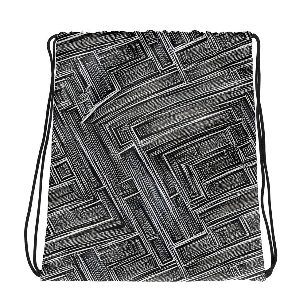 Architectural Grain on Drawstring Bag — Photo