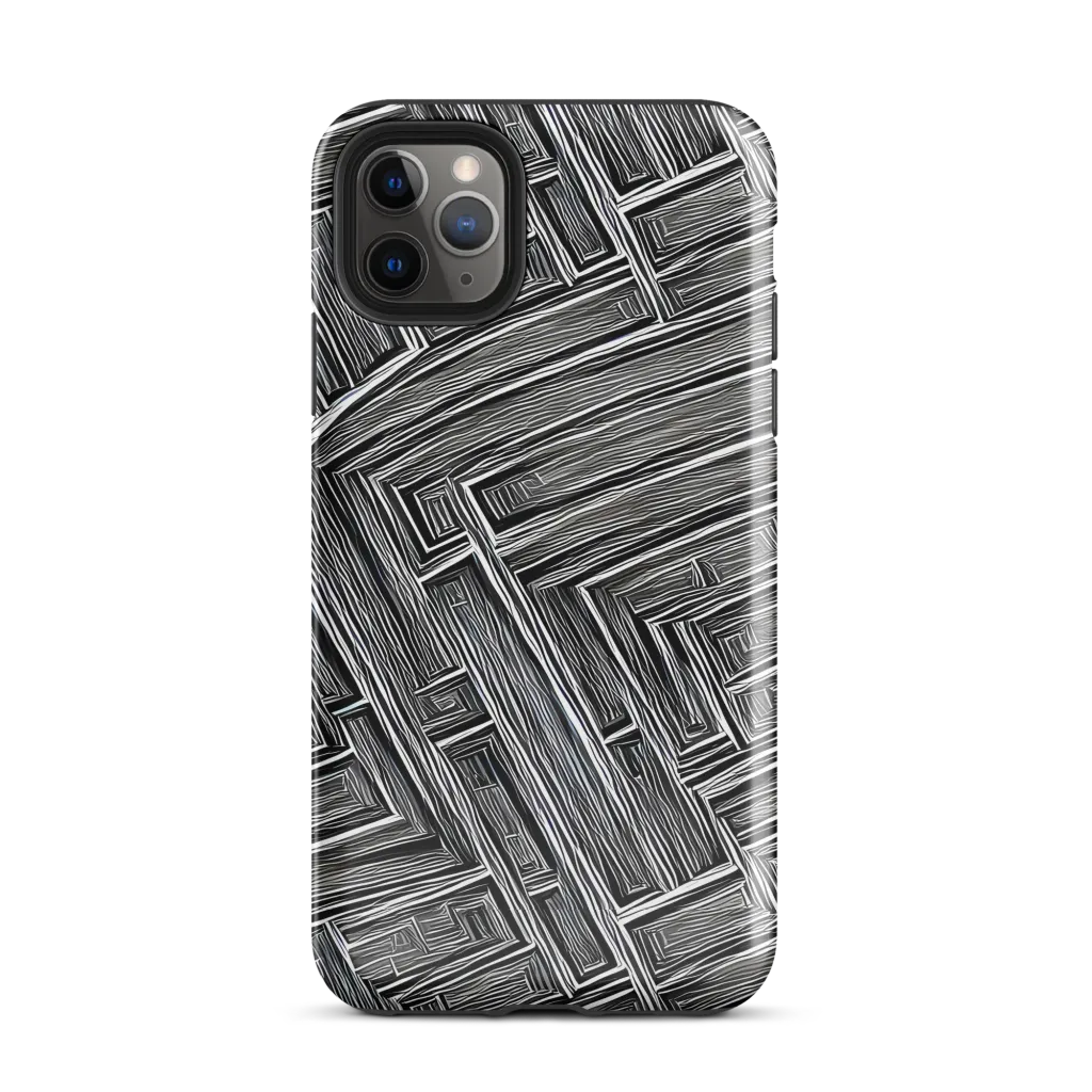 Architectural Grain on Tough Case for iPhone® — Front