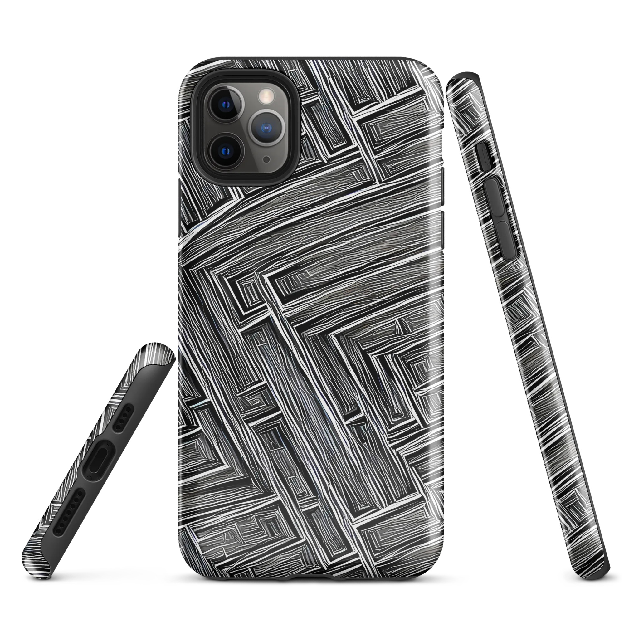 Architectural Grain on Tough Case for iPhone® — Front
