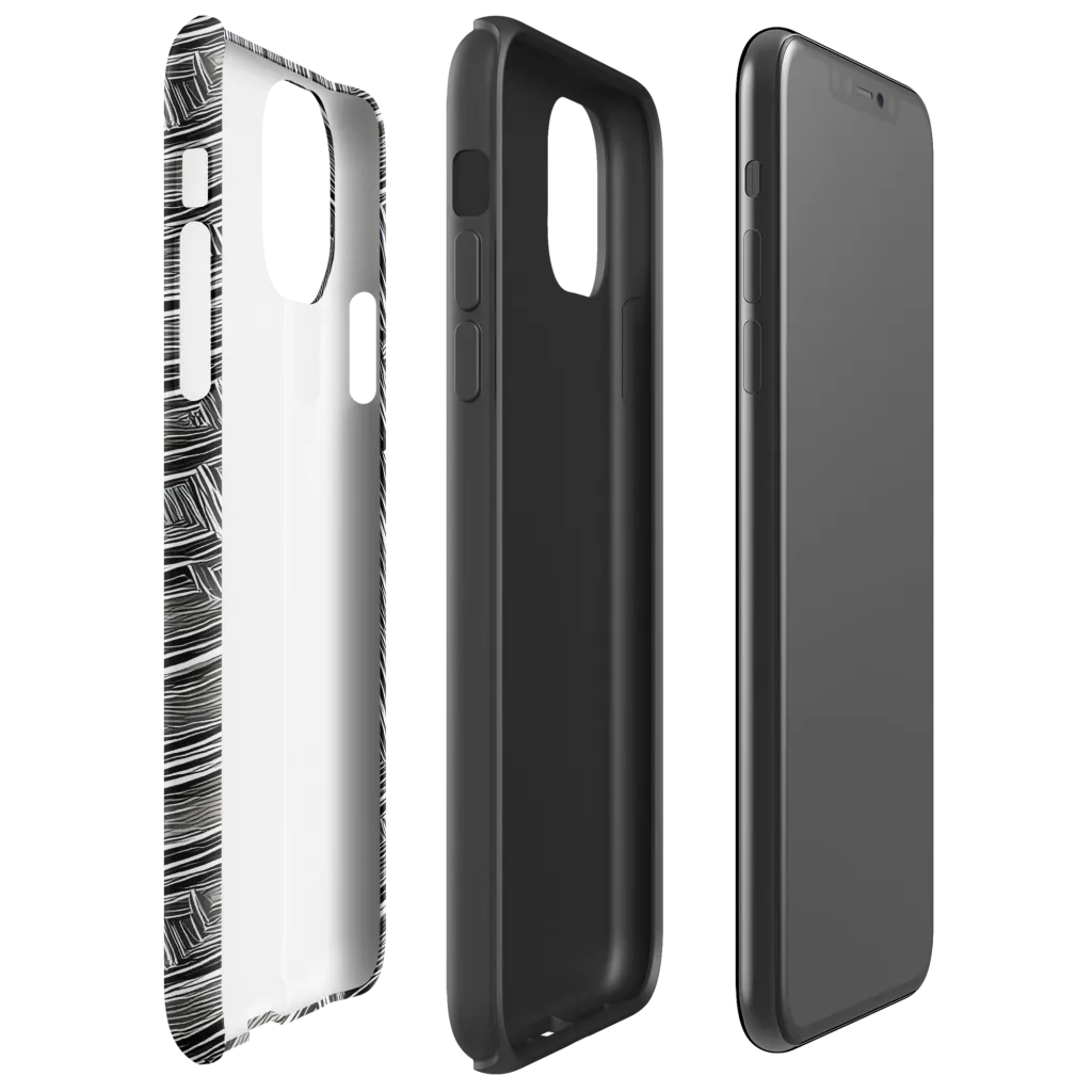 Architectural Grain on Tough Case for iPhone® — Right