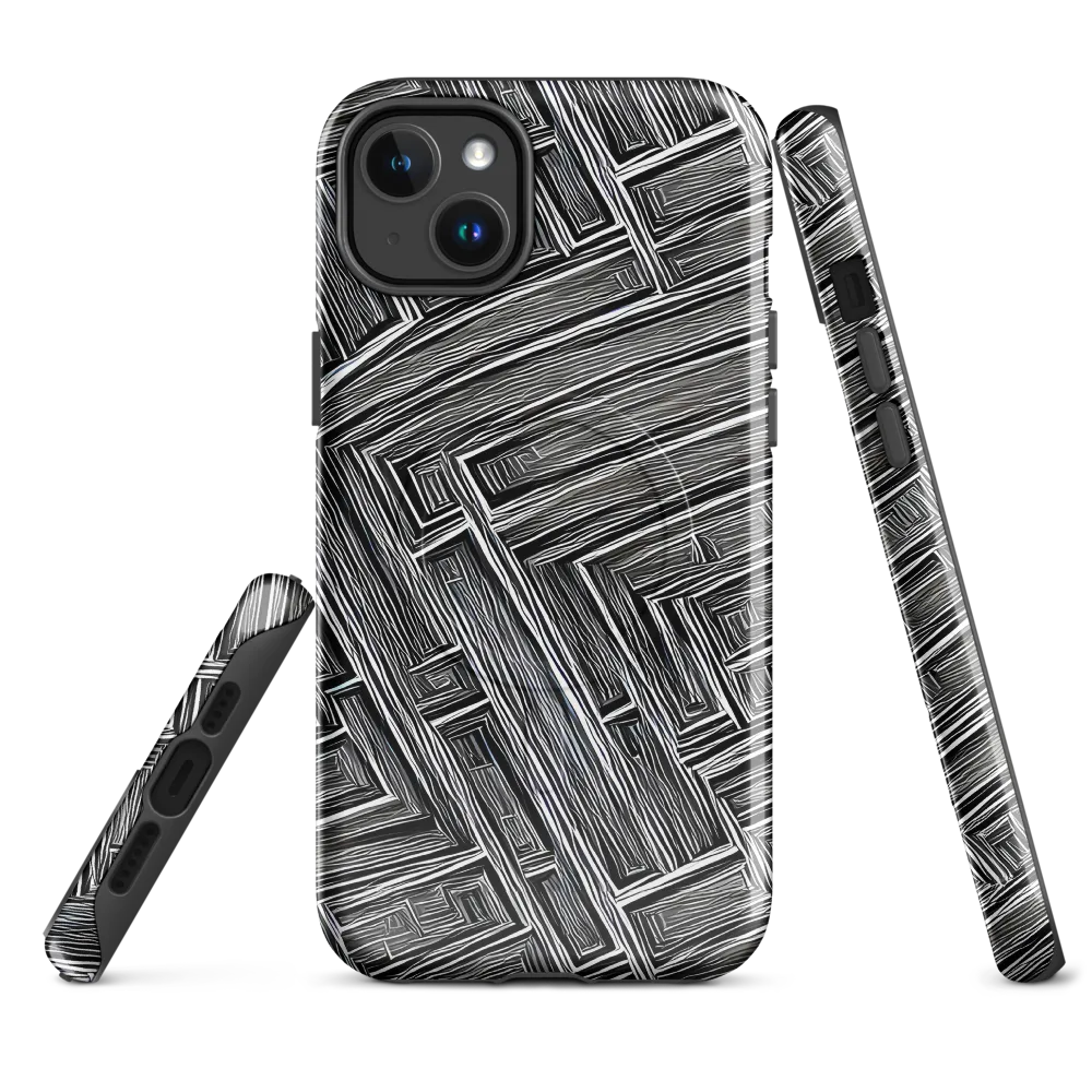 Architectural Grain on MagSafe Tough Case for iPhone® — Front