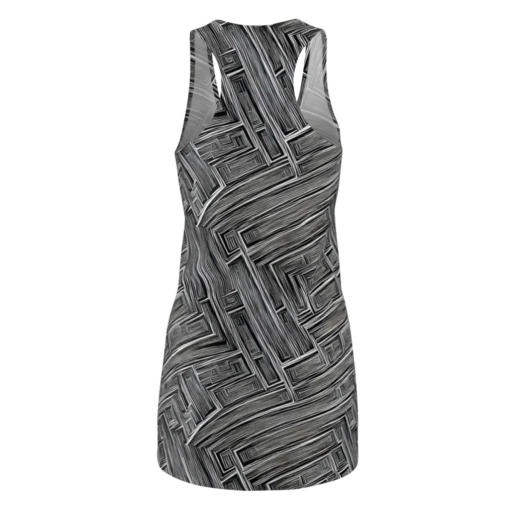 Architectural Grain on Racerback Dress — Back