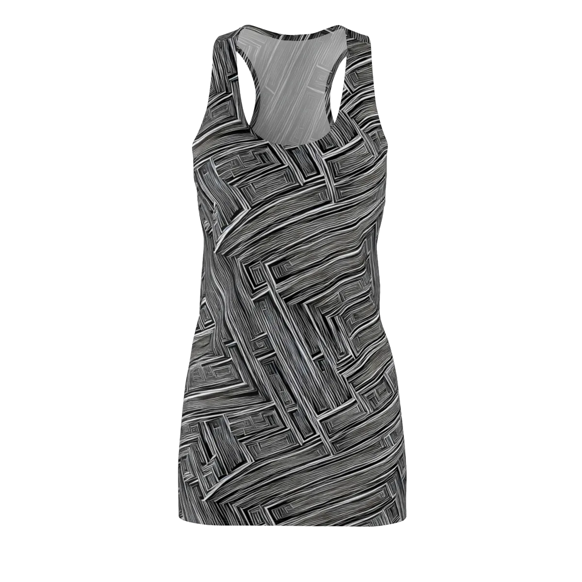 Architectural Grain on Racerback Dress — Front
