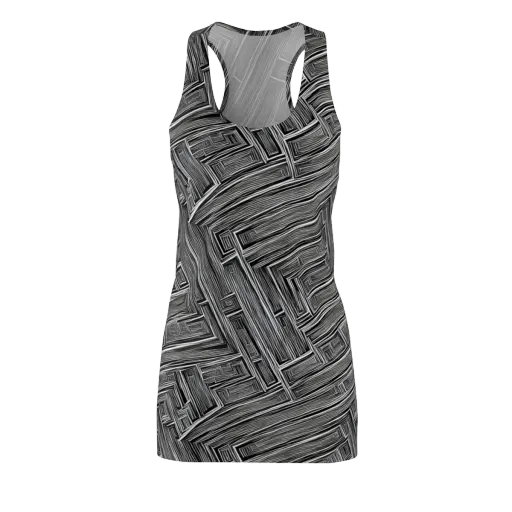 Architectural Grain on a Racerback Dress