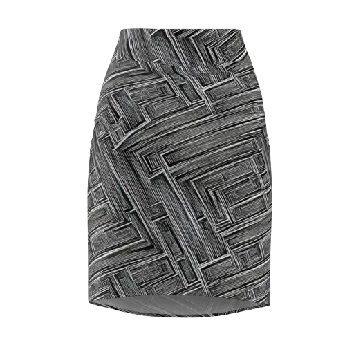 Architectural Grain on a Pencil Skirt
