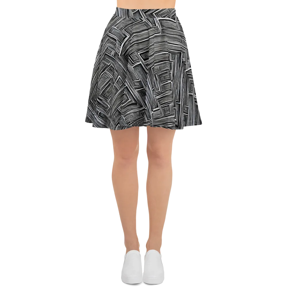 Architectural Grain on Skater Skirt — Front