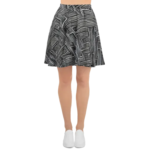 Architectural Grain on a Skater Skirt