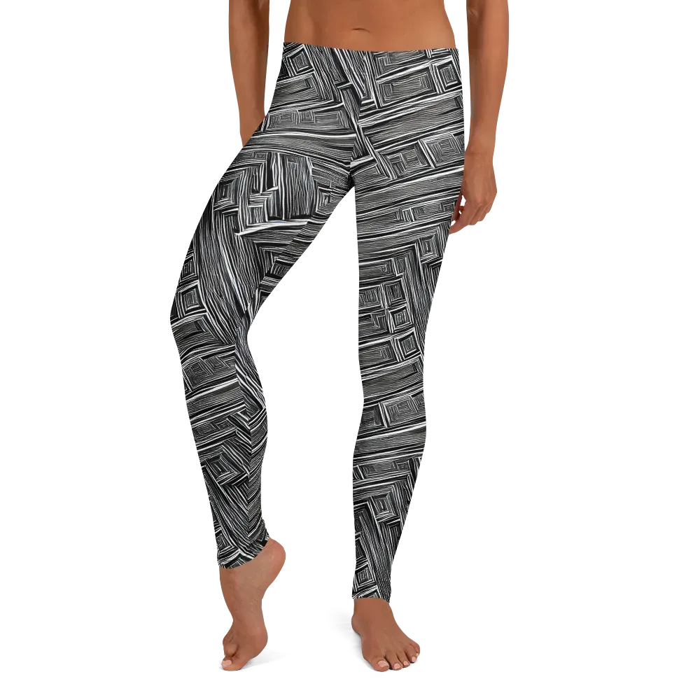 Architectural Grain on Leggings — Front