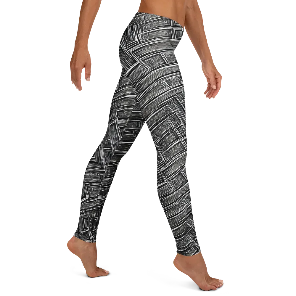 Architectural Grain on Leggings — Right